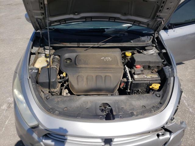 1C3CDFAA3FD315683 - 2015 DODGE DART SE SILVER photo 11