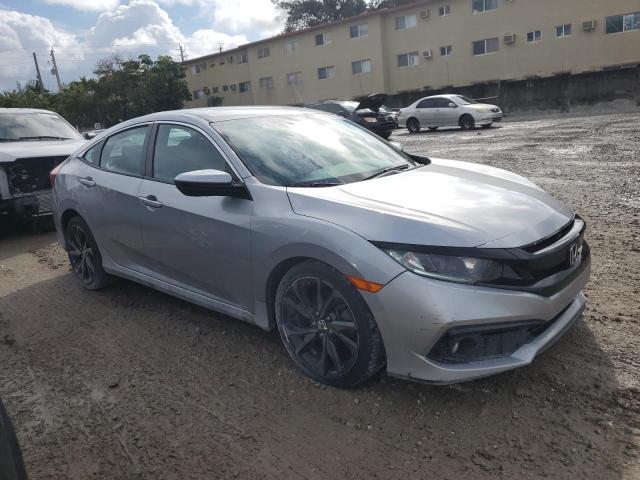 19XFC2F82LE010499 - 2020 HONDA CIVIC SPORT SILVER photo 4