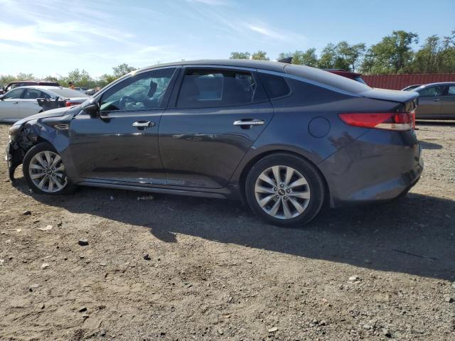 5XXGU4L38JG203458 - 2018 KIA OPTIMA EX GRAY photo 2