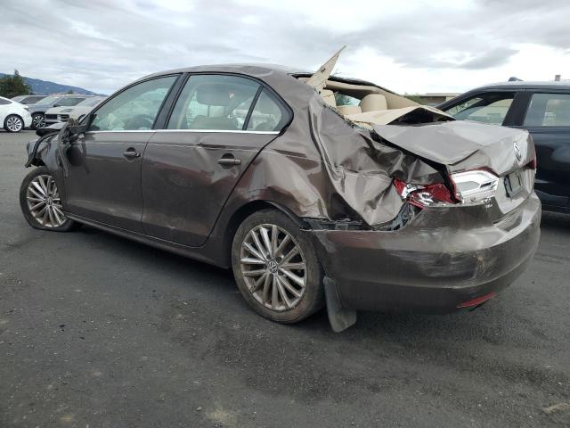 3VWLZ7AJ8BM394430 - 2011 VOLKSWAGEN JETTA SEL Коричневий фото 2