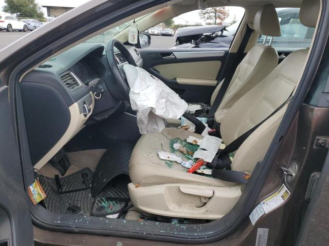 3VWLZ7AJ8BM394430 - 2011 VOLKSWAGEN JETTA SEL Коричневий фото 7