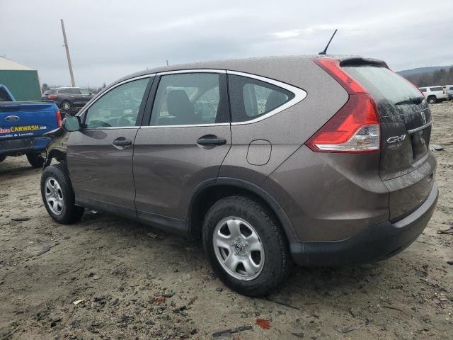 2HKRM4H36EH677954 - 2014 HONDA CR-V LX BROWN photo 2