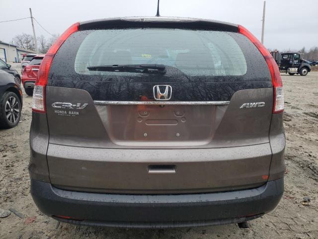 2HKRM4H36EH677954 - 2014 HONDA CR-V LX BROWN photo 6