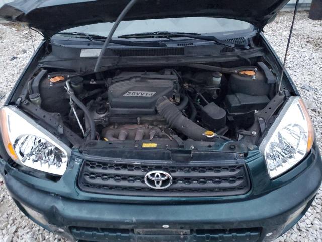 JTEGH20V420050431 - 2002 TOYOTA RAV4 TEAL photo 11