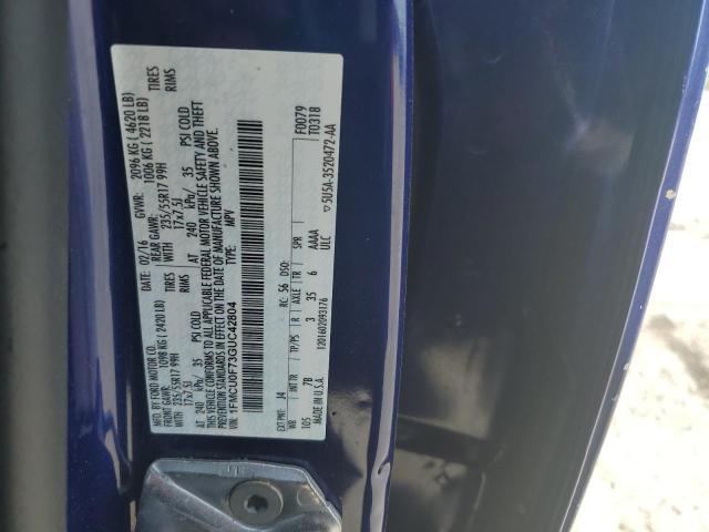 1FMCU0F73GUC42804 - 2016 FORD ESCAPE S BLUE photo 14