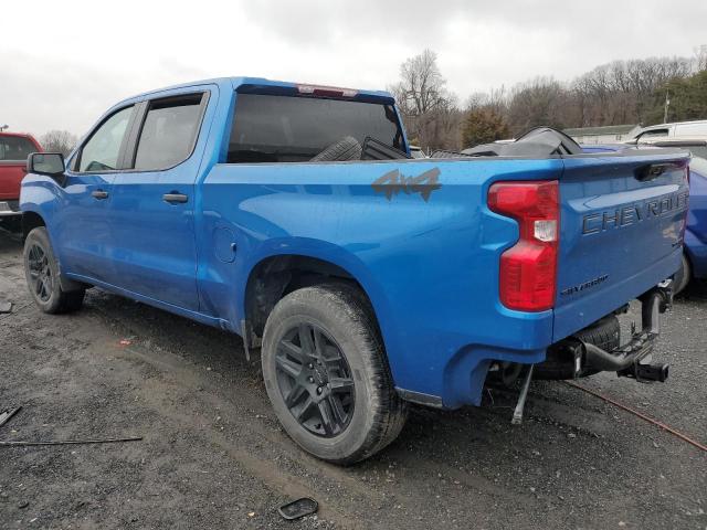 1GCPDBEK9PZ156925 - 2023 CHEVROLET SILVERADO K1500 CUSTOM BLUE photo 2