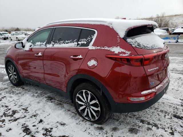 KNDPN3AC8H7166490 - 2017 KIA SPORTAGE EX RED photo 2