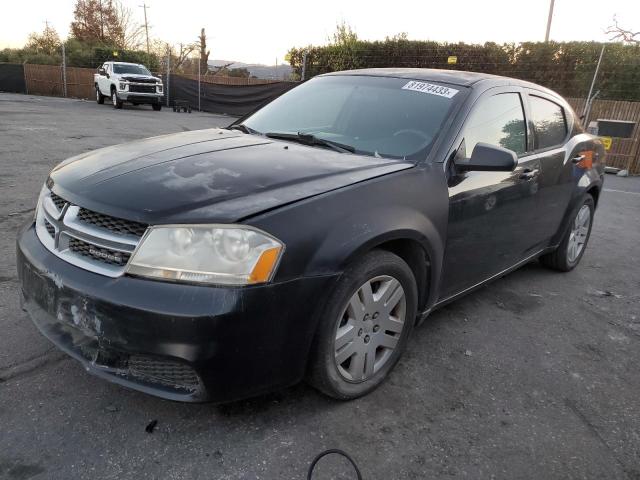 1B3BD4FB3BN579327 - 2011 DODGE AVENGER EXPRESS BLACK photo 1