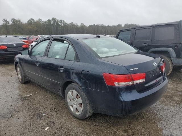 5NPET46C38H383002 - 2008 HYUNDAI SONATA GLS BLUE photo 2