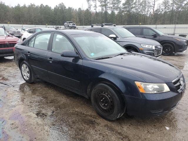 5NPET46C38H383002 - 2008 HYUNDAI SONATA GLS BLUE photo 4