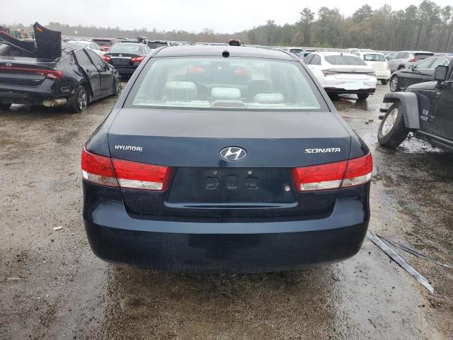 5NPET46C38H383002 - 2008 HYUNDAI SONATA GLS BLUE photo 6