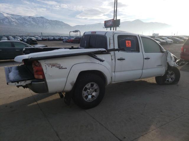 5TELU42N37Z374727 - 2007 TOYOTA TACOMA DOUBLE CAB WHITE photo 3