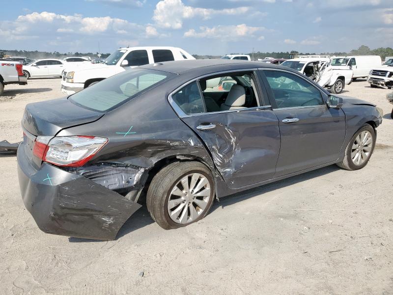 1HGCR2F84DA070842 - 2013 HONDA ACCORD EXL ნაცრისფერი ფოტო 3