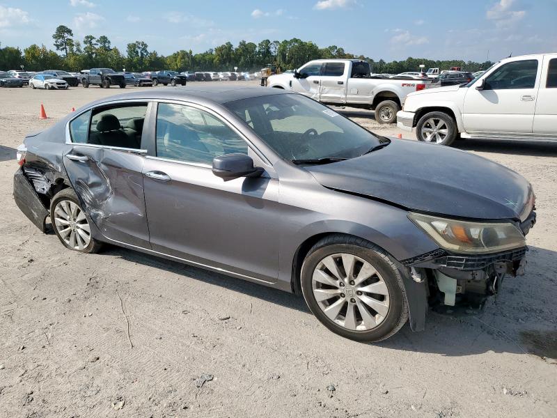 1HGCR2F84DA070842 - 2013 HONDA ACCORD EXL ნაცრისფერი ფოტო 4