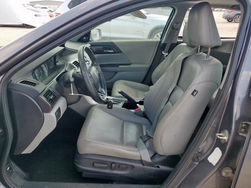 1HGCR2F84DA070842 - 2013 HONDA ACCORD EXL ნაცრისფერი ფოტო 7