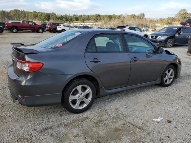 5YFBU4EE6DP168858 - 2013 TOYOTA COROLLA BASE GRAY photo 3