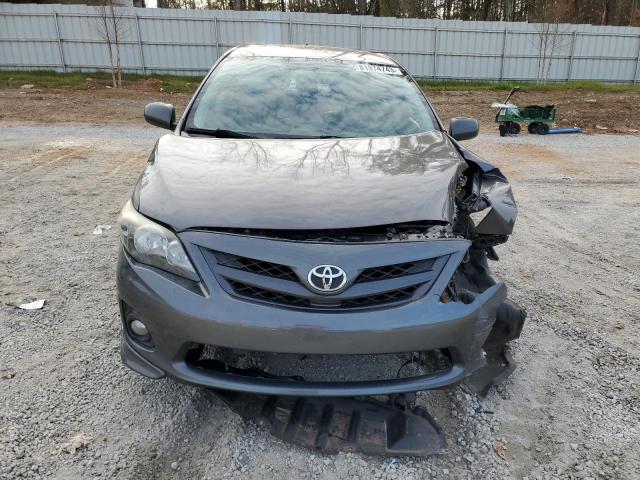 5YFBU4EE6DP168858 - 2013 TOYOTA COROLLA BASE GRAY photo 5