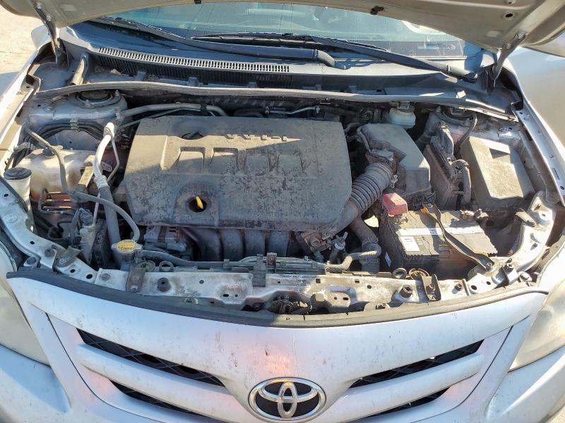 JTDBU4EE2BJ106472 - 2011 TOYOTA COROLLA BASE ვერცხლისფერი ფოტო 11