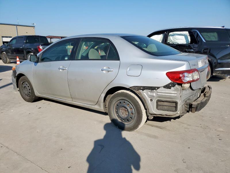 JTDBU4EE2BJ106472 - 2011 TOYOTA COROLLA BASE ვერცხლისფერი ფოტო 2