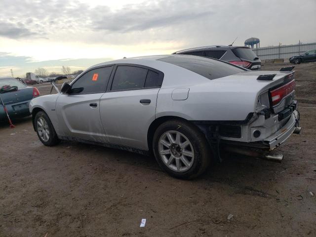 2C3CDXAT7EH190728 - 2014 DODGE CHARGER POLICE SILVER photo 2