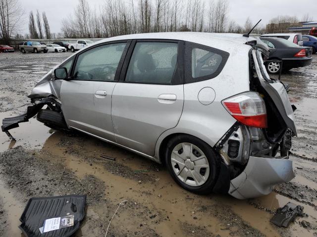 JHMGE8H39DC015807 - 2013 HONDA FIT SILVER photo 2