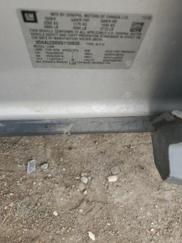 2GNALCEKXG1130638 - 2016 CHEVROLET EQUINOX LT GRAY photo 13