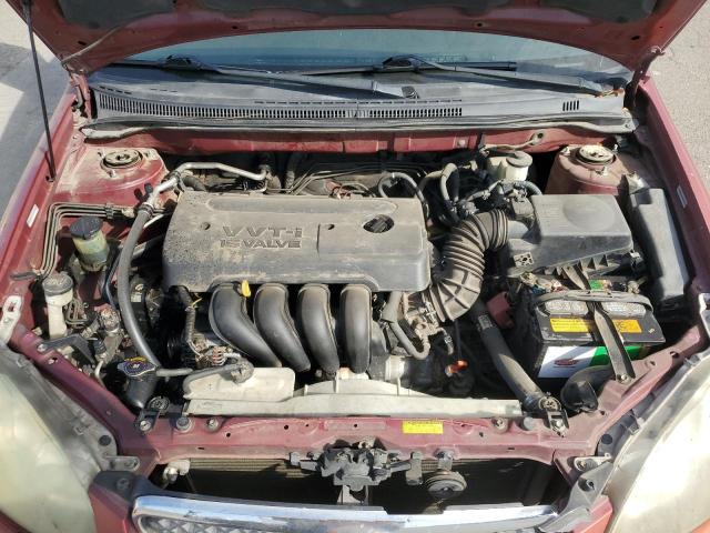 1NXBR30E86Z749363 - 2006 TOYOTA COROLLA CE RED photo 11