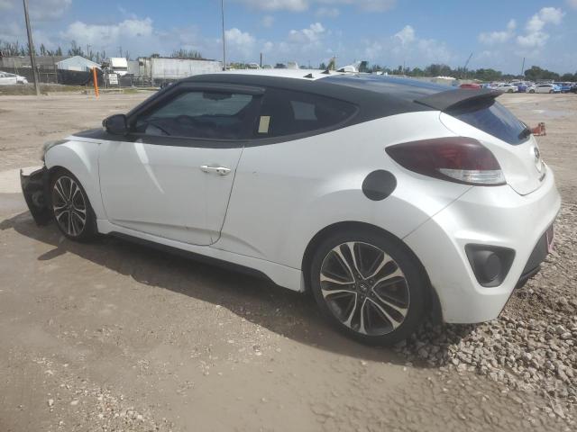 KMHTC6AE5GU271362 - 2016 HYUNDAI VELOSTER TURBO WHITE photo 2