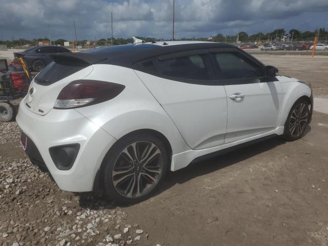 KMHTC6AE5GU271362 - 2016 HYUNDAI VELOSTER TURBO WHITE photo 3