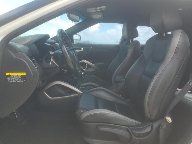 KMHTC6AE5GU271362 - 2016 HYUNDAI VELOSTER TURBO WHITE photo 7