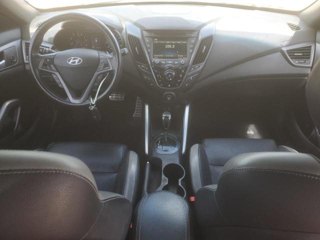 KMHTC6AE5GU271362 - 2016 HYUNDAI VELOSTER TURBO WHITE photo 8