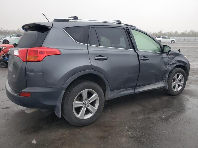 JTMWFREV0FD065871 - 2015 TOYOTA RAV4 XLE GRAY photo 3