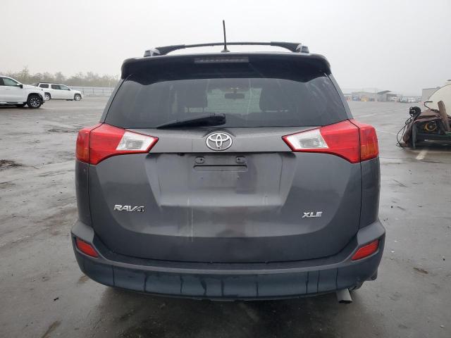 JTMWFREV0FD065871 - 2015 TOYOTA RAV4 XLE GRAY photo 6