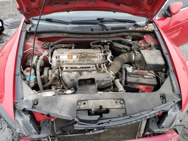 1HGCS1B38CA000199 - 2012 HONDA ACCORD LX RED photo 11