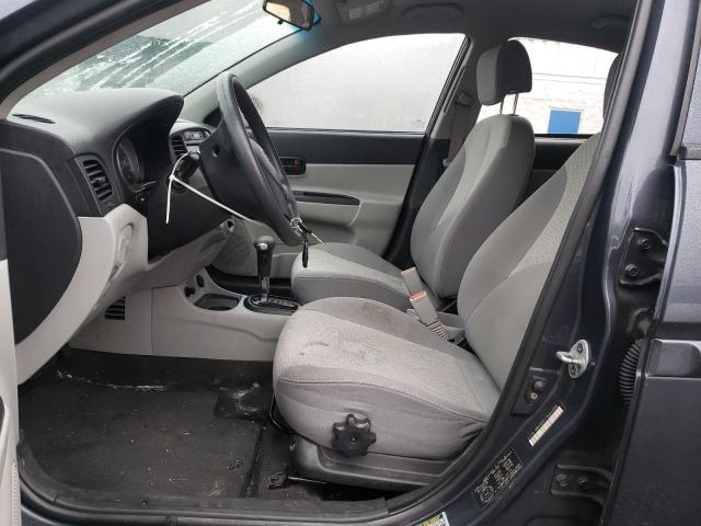 KMHCN45C19U312595 - 2009 HYUNDAI ACCENT GLS GRAY photo 7