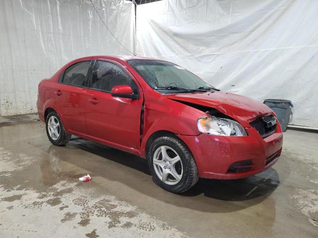 KL1TD5DE9BB197298 - 2011 CHEVROLET AVEO LS RED photo 4