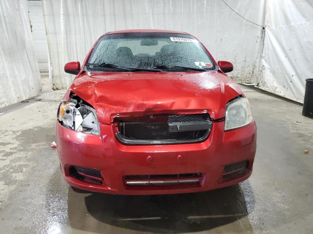 KL1TD5DE9BB197298 - 2011 CHEVROLET AVEO LS RED photo 5