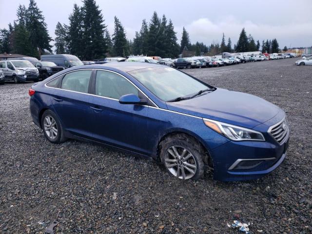 5NPE24AF6HH509826 - 2017 HYUNDAI SONATA SE BLUE photo 4