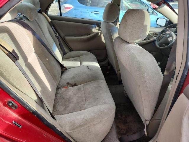 JTDBR32E560081871 - 2006 TOYOTA COROLLA CE წითელი ფოტო 10