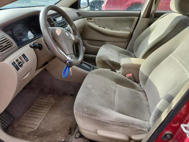 JTDBR32E560081871 - 2006 TOYOTA COROLLA CE წითელი ფოტო 7