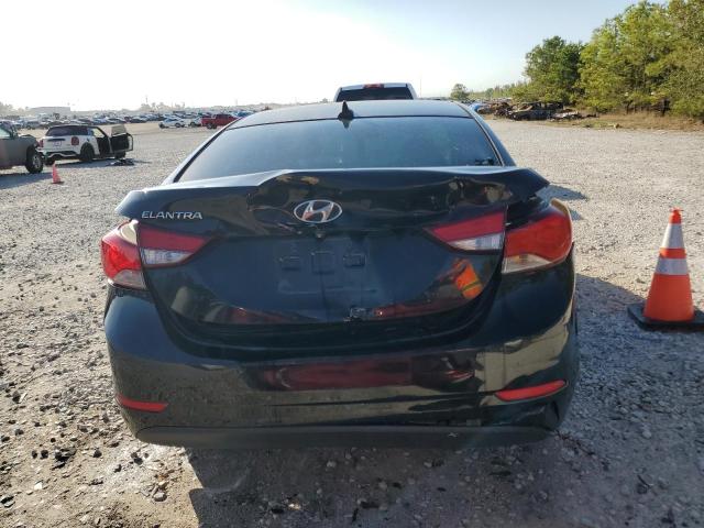 KMHDH4AE0EU073201 - 2014 HYUNDAI ELANTRA SE BLACK photo 6