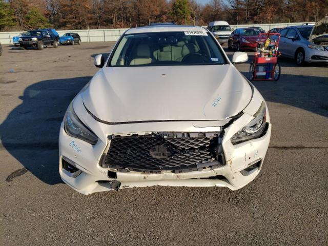 JN1EV7AP7JM353599 - 2018 INFINITI Q50 LUXE WHITE photo 5