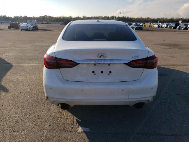 JN1EV7AP7JM353599 - 2018 INFINITI Q50 LUXE WHITE photo 6