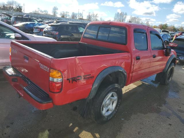 5TEGN92N82Z114733 - 2002 TOYOTA TACOMA DOUBLE CAB PRERUNNER RED photo 3
