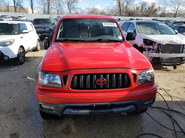 5TEGN92N82Z114733 - 2002 TOYOTA TACOMA DOUBLE CAB PRERUNNER RED photo 5