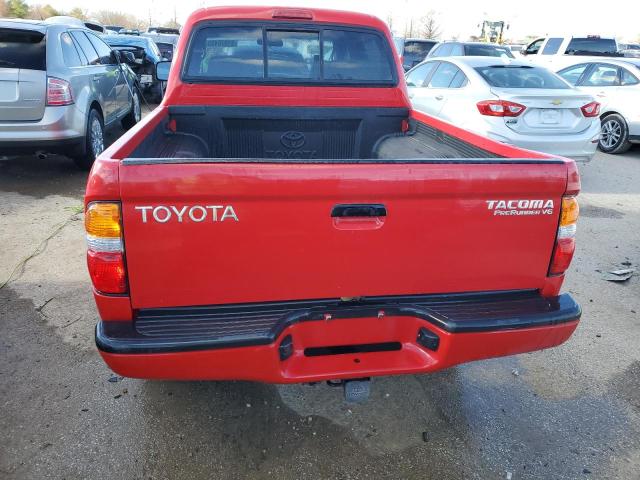 5TEGN92N82Z114733 - 2002 TOYOTA TACOMA DOUBLE CAB PRERUNNER RED photo 6