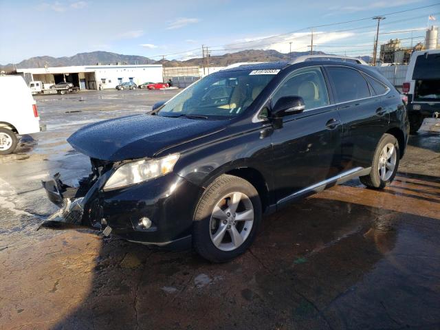 2T2ZK1BA8AC026605 - 2010 LEXUS RX 350 BLACK photo 1