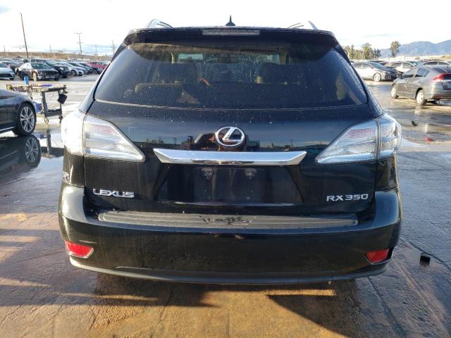 2T2ZK1BA8AC026605 - 2010 LEXUS RX 350 BLACK photo 6