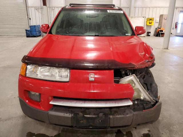 5GZCZ63475S807825 - 2005 SATURN VUE RED photo 5