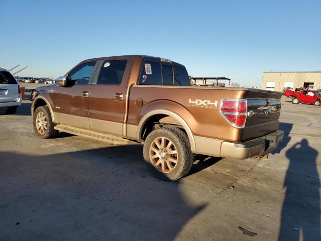 1FTFW1ET9BKD47139 - 2011 FORD F150 SUPERCREW BROWN photo 2